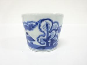 古伊万里　染付　蕎麦猪口